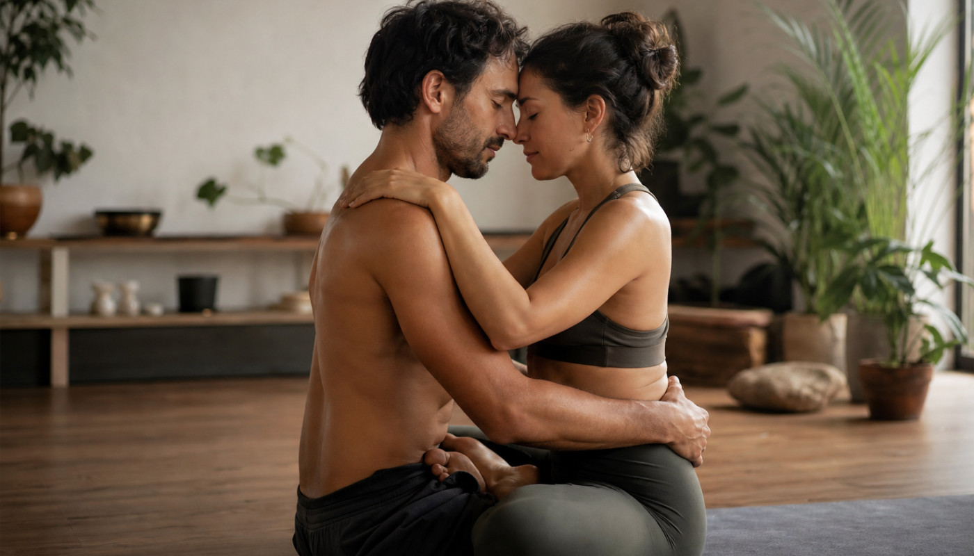 Intimidad plena, descubre los beneficios del yoga sexual